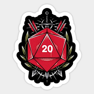 Dice Crest Sticker